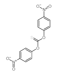 bis(4-nitrophenoxy)methanethione Structure