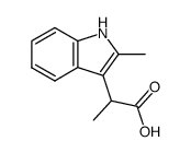 1H-Indole-3-aceticacid,-alpha-,2-dimethyl-(9CI) Structure
