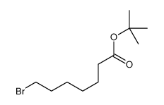 7-溴庚酸叔丁酯结构式