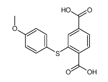 2-(4-methoxyphenyl)sulfanylterephthalic acid结构式