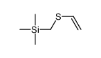 ethenylsulfanylmethyl(trimethyl)silane Structure