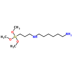 N-[3-三甲氧基甲硅基]丙基]-1,6-己二胺结构式