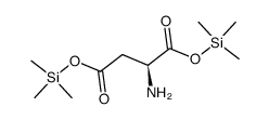 L-Aspartic acid bis(trimethylsilyl) ester结构式