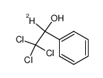 2,2,2-trichloro-1-deuterio-1-phenylethanol结构式