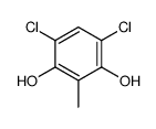 4,6-Dichloro-2-methyl-1,3-benzenediol Structure