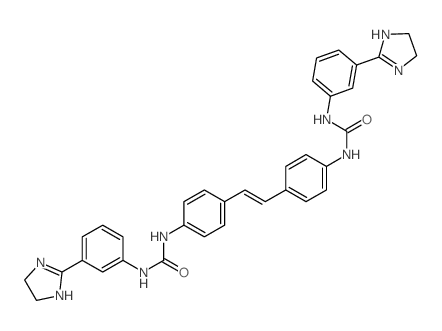 Carbanilide,4,4''-vinylenebis[3'-(2-imidazolin-2-yl)- (7CI,8CI) structure