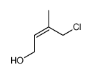 4-chloro-3-methylbut-2-en-1-ol structure