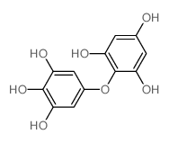 1,2,3-Benzenetriol,5-(2,4,6-trihydroxyphenoxy)- structure