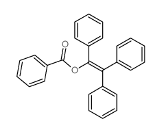 Benzenemethanol, a-(diphenylmethylene)-, 1-benzoate Structure