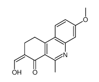 3-Methoxy-6-methyl-7-oxo-8-hydroxymethylen-7,8,9,10-tetrahydrophenanthridin Structure