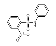 2-硝基-N-苯基苯磺酰胺结构式