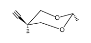 1,3-Dioxane, 5-ethynyl-2,5-dimethyl-, trans- (9CI)结构式