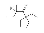 3-bromo-5,5-diethyl-3-methylheptan-4-one Structure