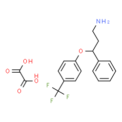 Benzenepropanamine, .gamma.-4-(trifluoromethyl)phenoxy-, ethanedioate Structure