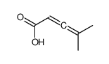 4-methylpenta-2,3-dienoic acid结构式