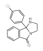 9b-(4-氯苯基)-1,2,3,9b-四氢-5H-咪唑并[2,1-a]异吲哚-5-酮结构式