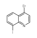 4-溴-8-碘喹啉结构式