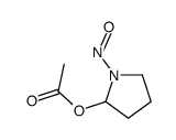 (1-nitrosopyrrolidin-2-yl) acetate结构式
