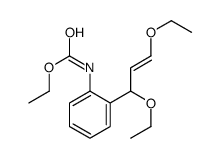 ethyl N-[2-(1,3-diethoxyprop-2-enyl)phenyl]carbamate Structure