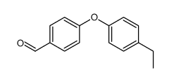 4-(4-ethylphenoxy)benzaldehyde结构式