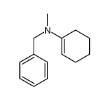 N-benzyl-N-methylcyclohexen-1-amine结构式