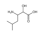 3-amino-2-hydroxy-5-methylhexanoic acid结构式