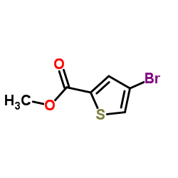 4-溴噻吩-2-甲酸甲酯结构式