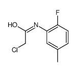 2-Chloro-N-(2-fluoro-5-methylphenyl)acetamide Structure