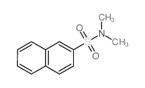 N,N-dimethylnaphthalene-2-sulfonamide结构式