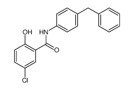 N-(4-benzylphenyl)-5-chloro-2-hydroxybenzamide结构式