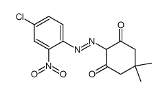 2-[(4-chloro-2-nitrophenyl)azo]-5,5-dimethylcyclohexane-1,3-dione Structure