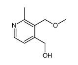 [3-(methoxymethyl)-2-methylpyridin-4-yl]methanol结构式