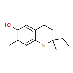 2H-1-Benzothiopyran-6-ol,2-ethyl-3,4-dihydro-2,7-dimethyl-(9CI)结构式