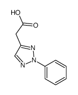 2-(2-phenyltriazol-4-yl)acetic acid结构式