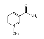 1-甲基吡啶-3-酰胺-1-鎓碘盐结构式