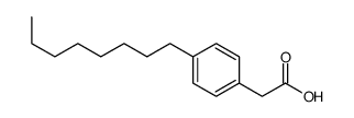 2-(4-辛基苯基)乙酸结构式