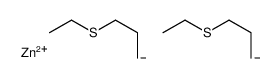 zinc,1-ethylsulfanylpropane Structure