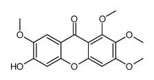 6-羟基-1,2,3,7-四甲氧基占吨酮结构式