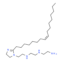 (Z)-N-(2-aminoethyl)-N'-[2-[2-(8-heptadecenyl)-4,5-dihydro-1H-imidazol-1-yl]ethyl]ethylenediamine结构式