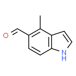 1H-Indole-5-carboxaldehyde, 4-methyl- (9CI) Structure