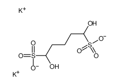 1,5-二羟-1,5-戊二磺酸二钾盐结构式