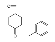 cyclohexanone,formaldehyde,toluene Structure