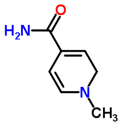 N-甲基-4-吡啶甲酰胺结构式