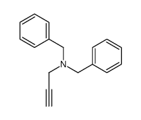N,N-dibenzylprop-2-yn-1-amine Structure