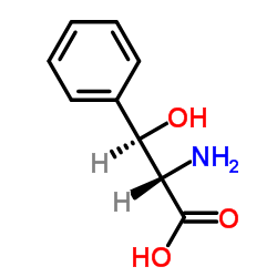 DL-β-苯基丝氨酸结构式