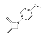 1-(4-methoxyphenyl)-3-methylideneazetidin-2-one结构式