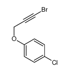 1-(3-bromoprop-2-ynoxy)-4-chlorobenzene Structure