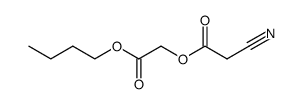 2-butoxy-2-oxoethyl 2-cyanoacetate Structure