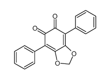4,7-diphenyl-1,3-benzodioxole-5,6-dione Structure
