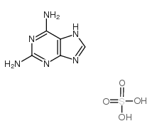 2,6-diaminopurine sulfate Structure